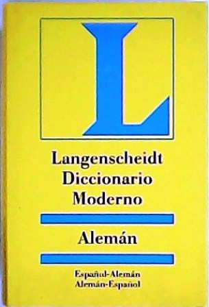 Langenscheidt Diccionario Moderno Alemán. Español-Alemán Alemán-Español. Con la nueva ortografía …