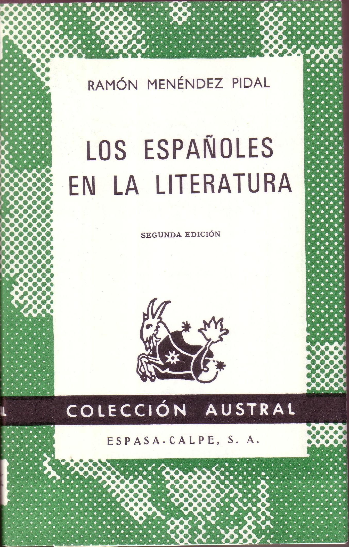 Los españoles en la literatura.