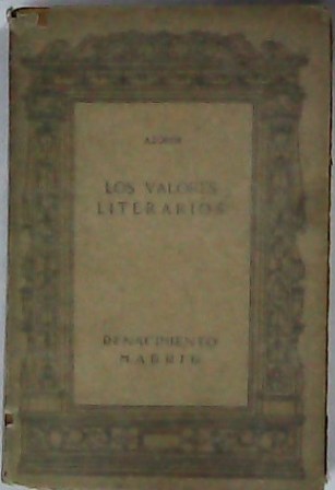 Los valores literarios.