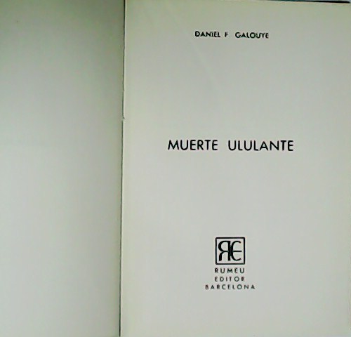 Muerte ululante.