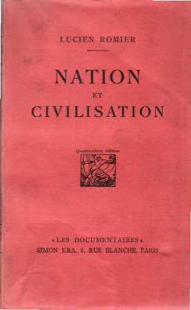 Nation et civilisation.