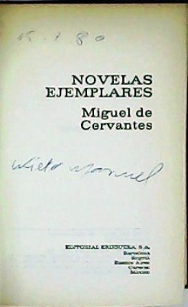 Novelas ejemplares.
