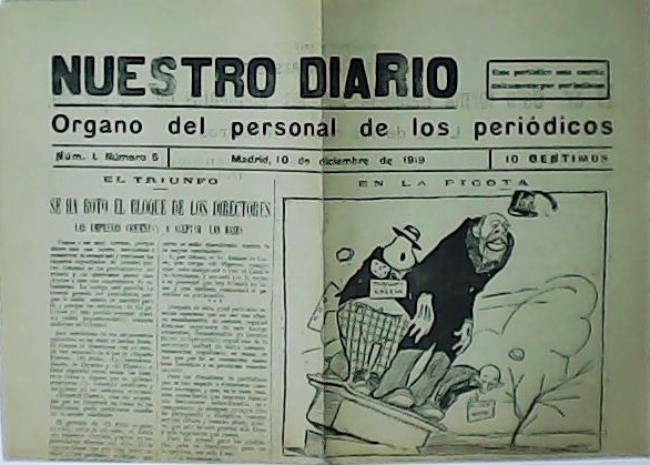 NUESTRO DIARIO. Órgano del personal de los periódicos. Nº5.