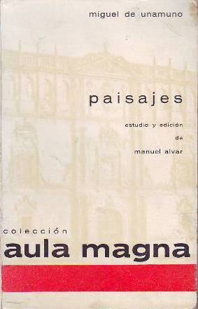 Paisajes. Estudio y edición de Manuel Alvar.