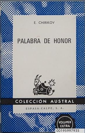 Palabra de honor.