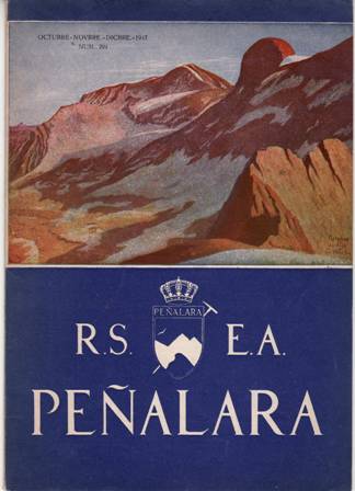 PEÑALARA. Num. 294. 1947. Revista ilustrada de Alpinismo. Director: J. …