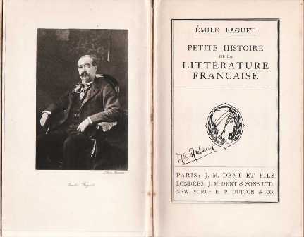 Petite histoire de la Littérature française.