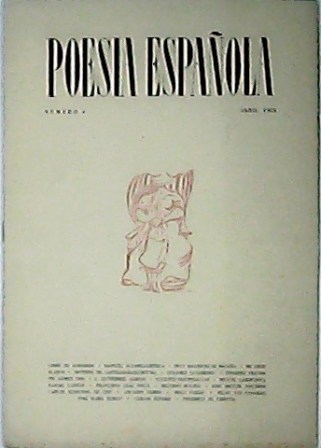POESÍA ESPAÑOLA número 4. Colaboran: Ginés de Albareda, Manuel Álvarez …