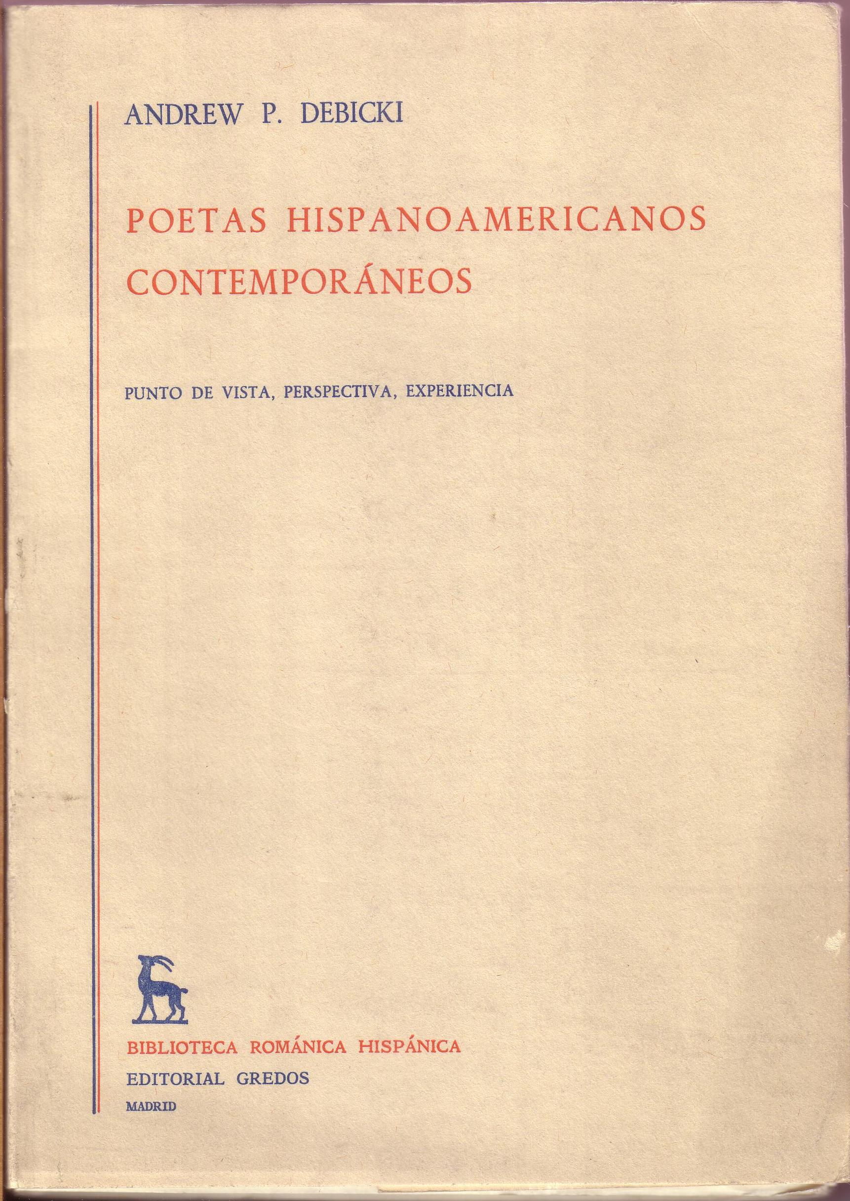 Poetas hispanoamericanos contemporáneos. Punto de vista, perspectiva, experiencia (Martí, Vallejo, …