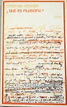 ¿Que es Filosofía? Traducción de Domenec Bergada.