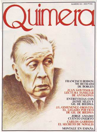 QUIMERA, nº32.- Revista de literatura. Dirigida por Miguel Riera. Sumario: …