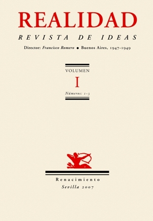 REALIDAD. Revista de Ideas (Buenos Aires, 1947-1949). Colección completa (18 …