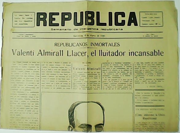 REPUBLICA. Semanario de inteligencia republicana. Año I. Nº8.