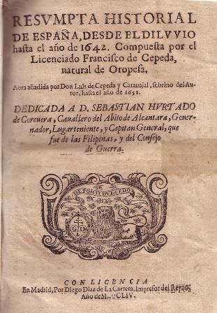 Resumpta historial de España desde el diluvio hasta el año …