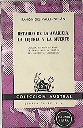 Retablo de la avaricia, la lujuria y la muerte.