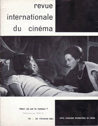 Revue Internationale du Cinéma, Nº 79, 1964. Mort, où est …