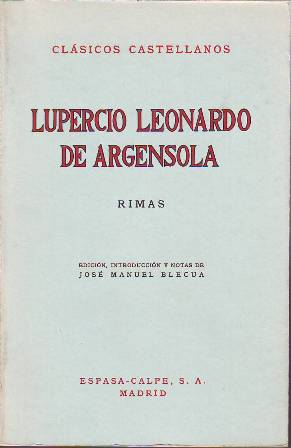 Rimas. Edición, introducción y notas de José Manuel Blecua.