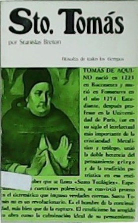 Sto. Tomás. Traducción de Rosa Mª Gálligo Fanlo.