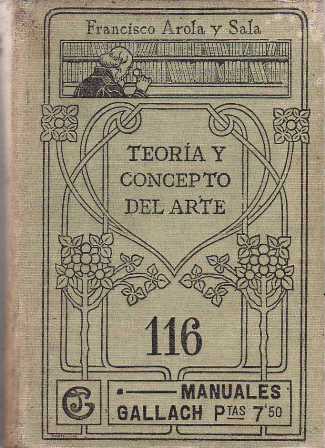 Teoría y concepto del arte.