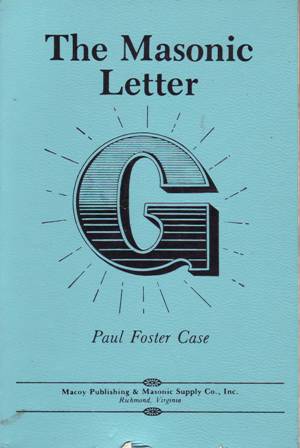The Masonic Letter G.