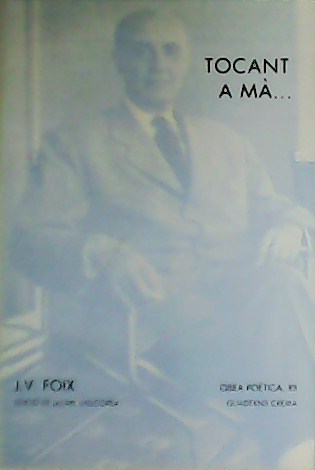 Tocant a mà. Obra Poètica XII.