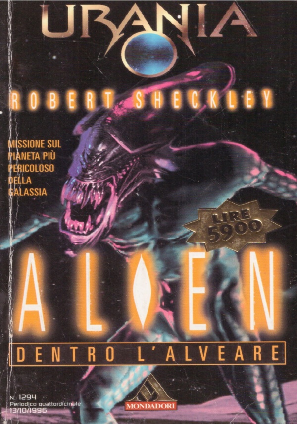 ALIEN DENTRO L’ALVEARE (Urania n. 5)