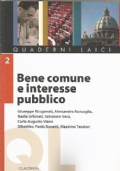 BENE COMUNE E INTERESSE PUBBLICO