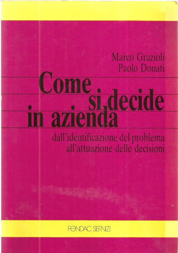 COME SI DECIDE IN AZIENDA