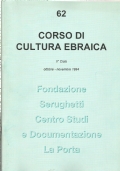 CORSO DI CULTURA EBRAICA 62