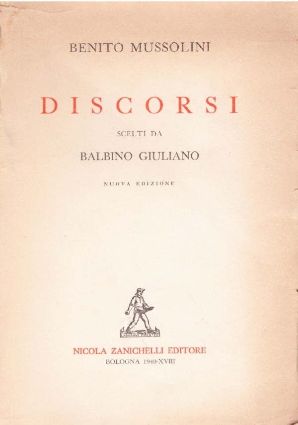 DISCORSI scelti da Balbino Giuliano