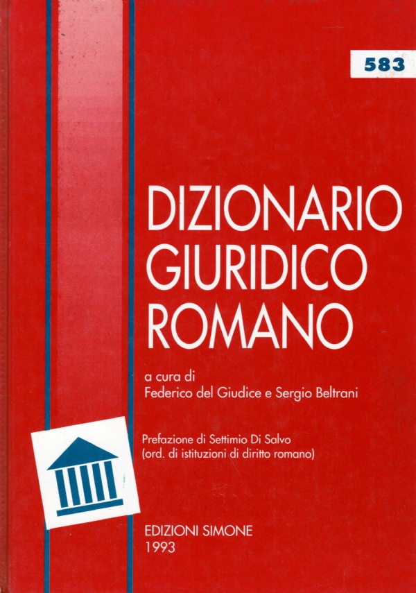 DIZIONARIO GIURIDICO ROMANO