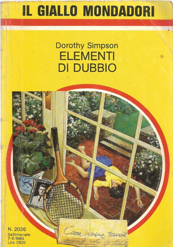 ELEMENTI DI DUBBIO (Il Giallo Mondadori n. 2036)