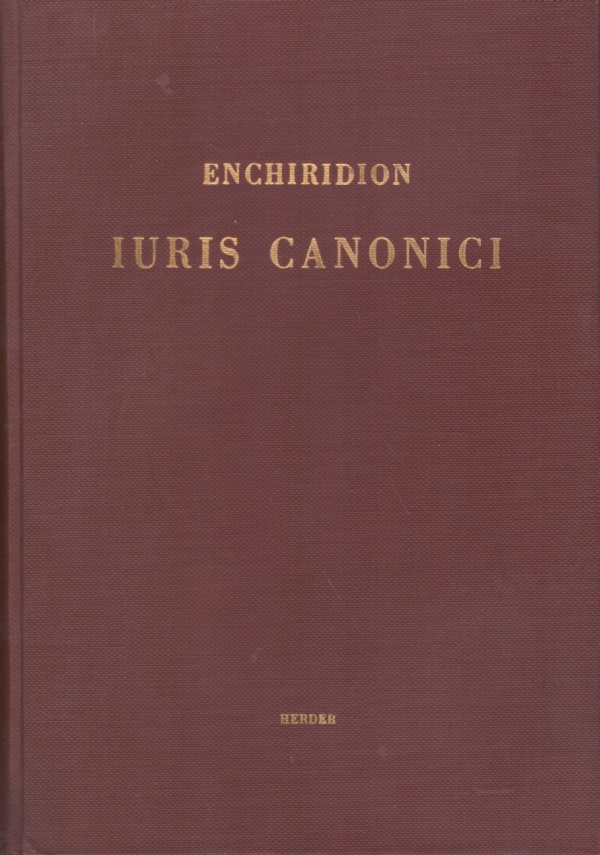 ENCHIRIDION IURIS CANONICI
