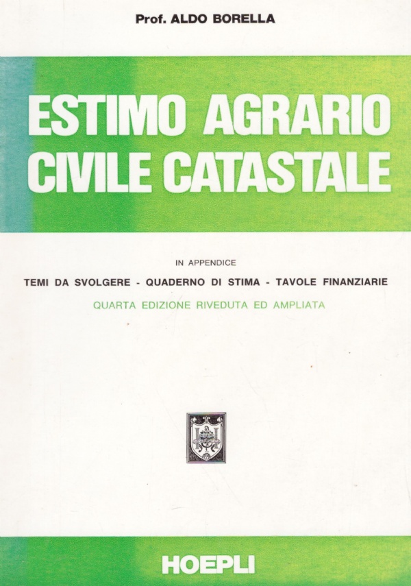 ESTIMO AGRARIO CIVILE CATASTALE