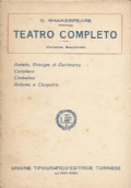 GUGLIELMO SHAKESPEARE. TEATRO COMPLETO vol. Secondo: AMLETO, PRINCIPE DI DANIMARCA …