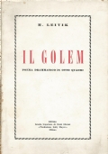IL GOLEM - Poema drammatico in otto quadri