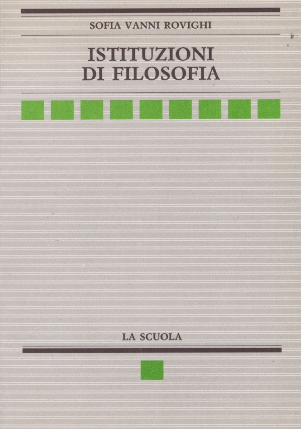 ISTITUZIONI DI FILOSOFIA
