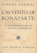 L’AVVENTO DI BONAPARTE (2 volumi)