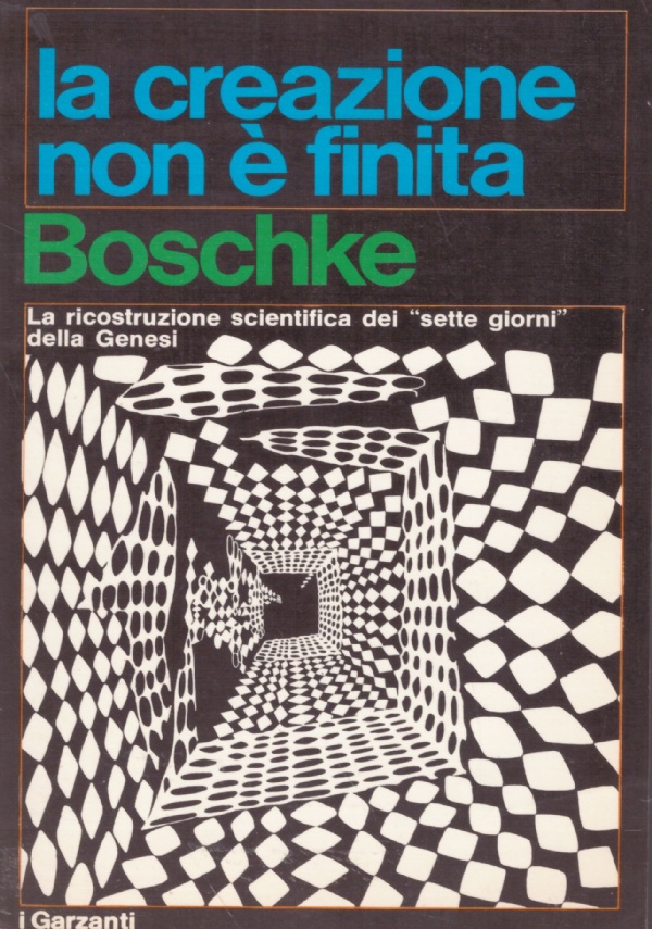 LA CREAZIONE NON E’ FINITA