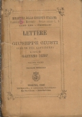 LETTERE DI GIUSEPPE GIUSTI scelte per giovinetti a cura di …