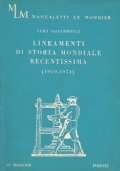 LINEAMENTI DI STORIA MONDIALE RECENTISSIMA (1919 - 1974)