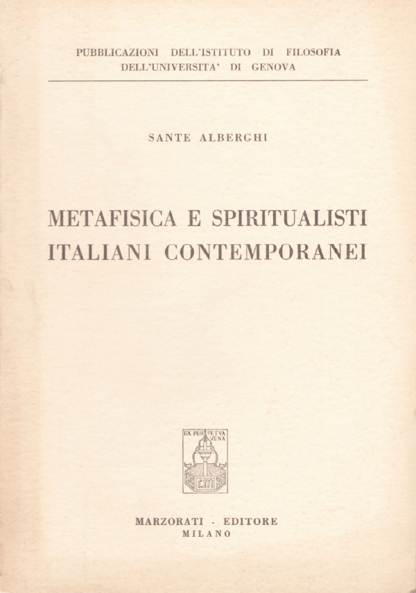METAFISICA E SPIRITUALISTI ITALIANI CONTEMPORANEI