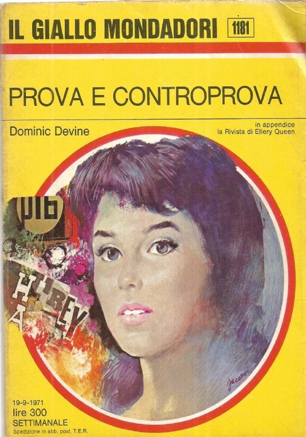 PROVA E CONTROPROVA (Il Giallo Mondadori 1181)
