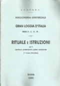 RITUALE E ISTRUZIONI PER IL FRATELLO APPRENDISTA LIBERO MURATORE (1° …