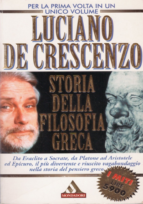 STORIA DELLA FILOSOFIA GRECA