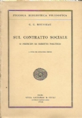 SUL CONTRATTO SOCIALE o principi di diritto politico