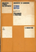 UNIVERSITA’ DI CAMBRIDGE. STORIA ANTICA: PROLEGOMENI E PREISTORIA (prima parte)