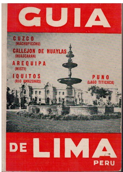 1958-1959 Guia De Lima Peru