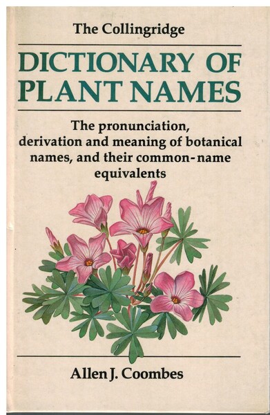 Dictionary of plant names