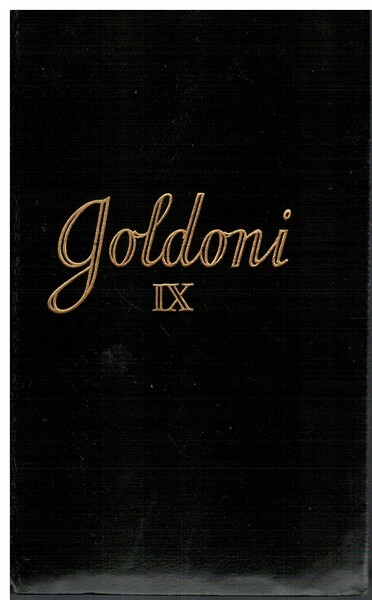 Tutte le opere di Goldoni volume IX